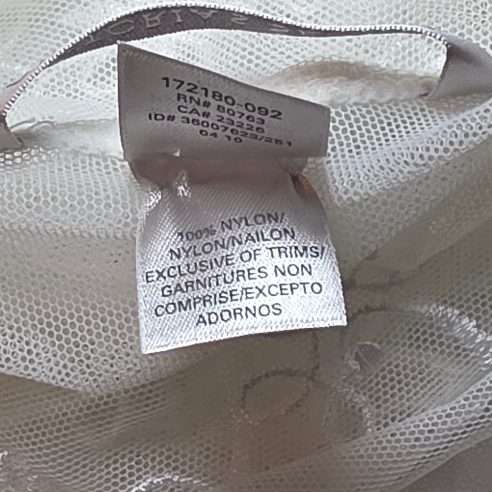 Victoria's Secret Slip Lace Sheer Babydoll Floral White Chemise Dress Womens L - Picture 7 of 8